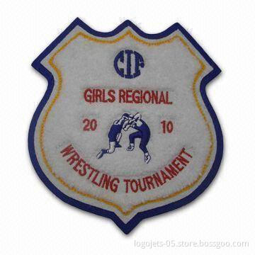 Chenille Patches, Available in Different Shapes